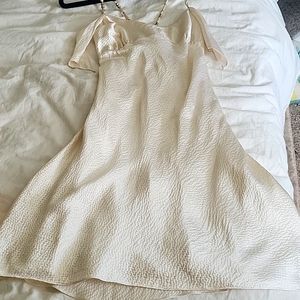 Armani Exhange ivory dress